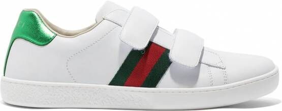 Gucci Kids Ace low-top sneakers Wit