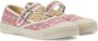 Gucci Kids Ballerina's met GG-logo Roze - Thumbnail 1