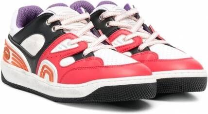 Gucci Kids Basket low-top sneakers Wit