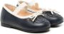 Gucci Kids Carla leren ballerina's Blauw - Thumbnail 1