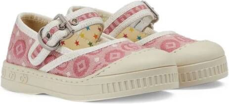 Gucci Kids Ballerina's met GG-logo Roze