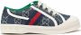 Gucci Kids GG Supreme lace-up sneakers Blauw - Thumbnail 1