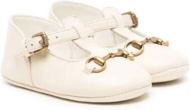 Gucci Kids Leren babyschoenen Wit