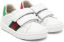 Gucci Kids Leren sneakers met web details Wit - Thumbnail 1