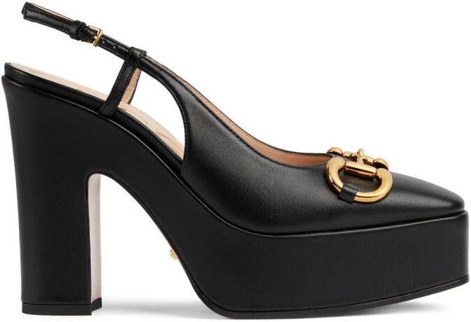 Gucci Leren pumps Zwart