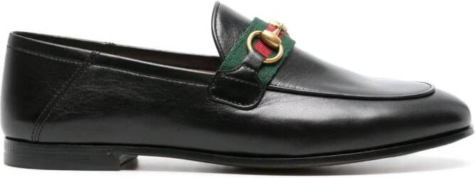 Gucci Web loafers Zwart