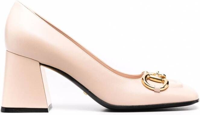 Gucci Pumps met horsebit detail Beige