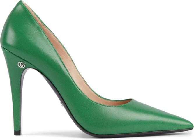 Gucci Pumps met puntige neus Groen