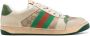 Gucci Screener leren sneakers Beige - Thumbnail 1