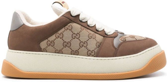 Gucci Sneakers met vlakken Beige