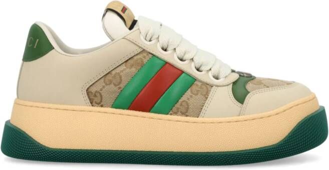 Gucci Sneakers met vlakken Beige