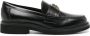 GUESS USA Shatha leren loafers Zwart - Thumbnail 1