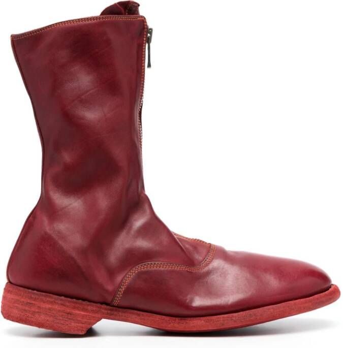 Guidi 310 laarzen met rits Rood