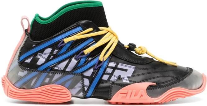 Haider Ackermann x FILA sneakers met vlakken Zwart