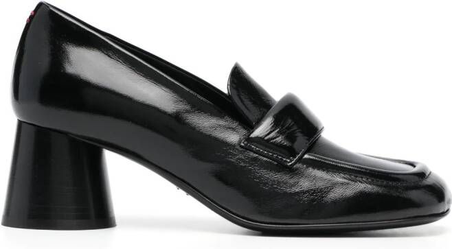 Halmanera Banel leren loafers Zwart