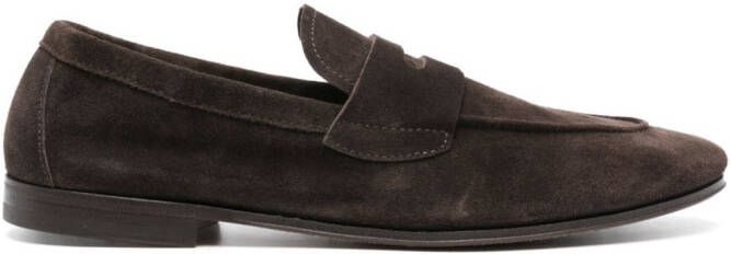 Henderson Baracco Erasmoso suède loafers Bruin