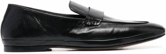 Henderson Baracco Ernest leren loafers Zwart