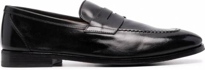 Henderson Baracco Leren loafers Zwart