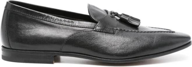 Henderson Baracco Leren loafers Zwart