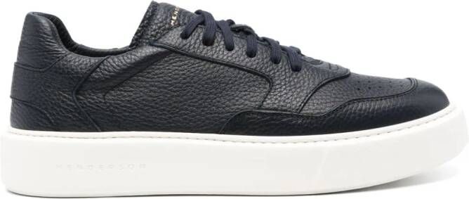 Henderson Baracco Leren sneakers Blauw