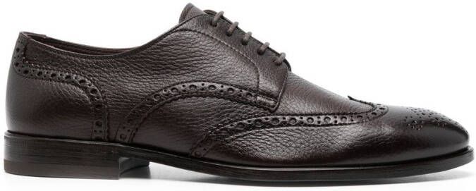 Henderson Baracco Brogues met geperforeerd detail Bruin