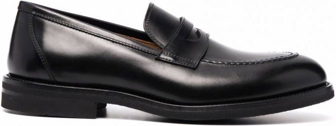 Henderson Baracco Leren loafers Zwart