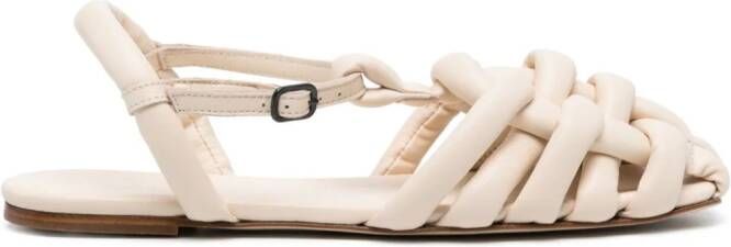 Hereu Cabersa leren sandalen Beige