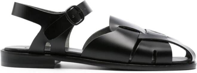 Hereu Pedra leren sandalen Zwart