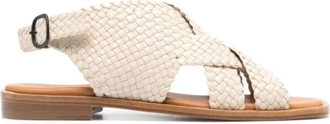 Hereu Penyo geweven sandalen Beige