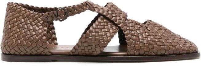 Hereu Serra leren sandalen Bruin