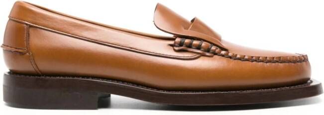 Hereu Sineu leren loafers Bruin