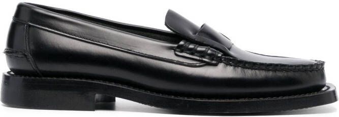 Hereu Sineu leren loafers Zwart