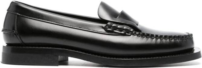 Hereu Sineu leren loafers Zwart