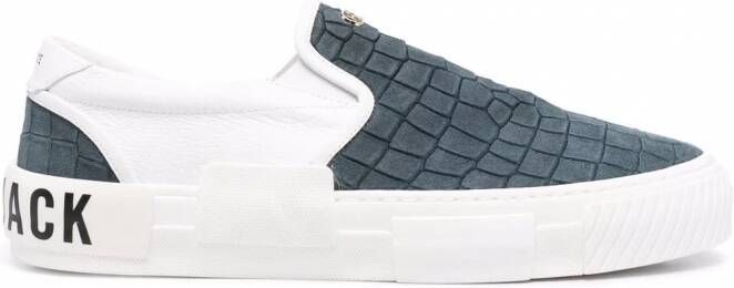 Hide&Jack Fuji Croco sneakers Blauw