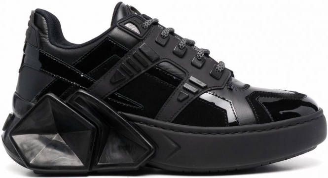 Hide&Jack Silverstone low-top sneakers Zwart