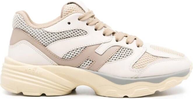 Hogan 665 leren sneakers Beige