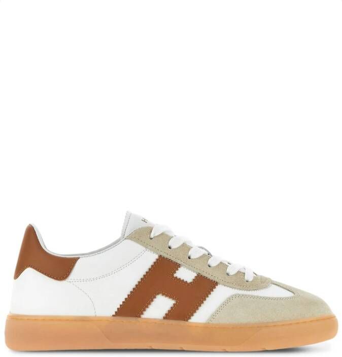 Hogan Cool leren sneakers Beige