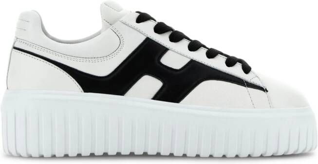 Hogan H-Stripes sneakers met plateauzool Wit