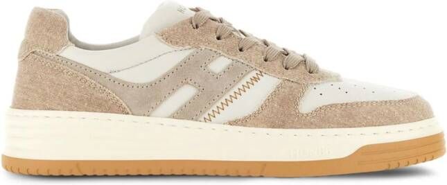 Hogan H630 leren sneakers Beige