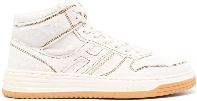 Hogan High-top sneakers Beige