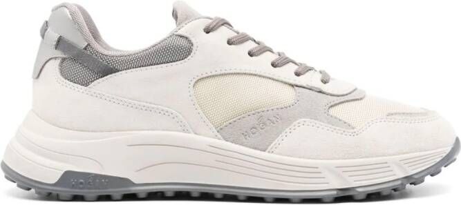 Hogan Hyperlight suède sneakers Beige