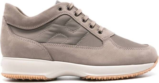 Hogan Interactive sneakers met vlakken Beige