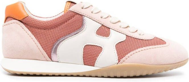 Hogan Olympia-Z leren sneakers Roze