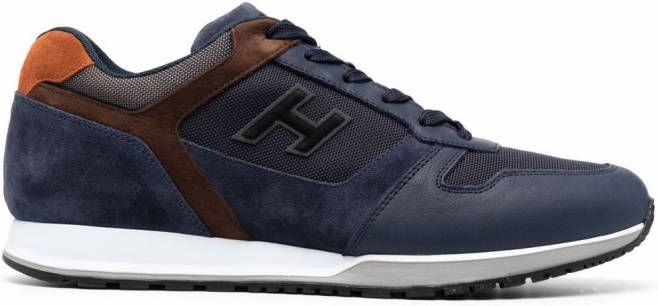 Hogan Leren sneakers Blauw