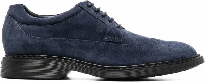 Hogan Suède brogues Blauw