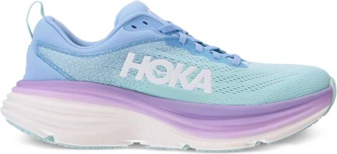 HOKA Bondi 8 sneakers met logoprint Blauw