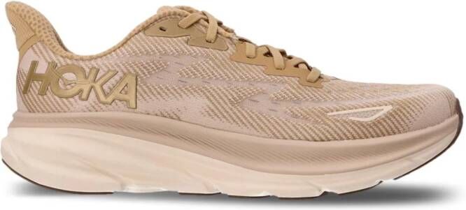 HOKA Clifton 9 low-top sneakers Beige