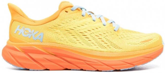 HOKA Clifton 8 sneakers Geel