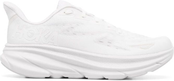 HOKA Clifton 9 low-top sneakers Wit