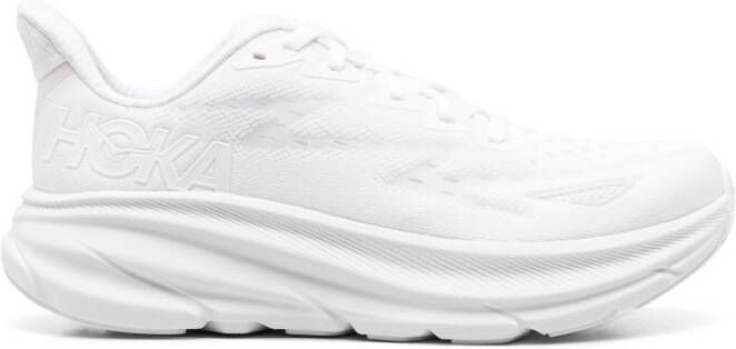 HOKA Sneakers met chunky zool Wit